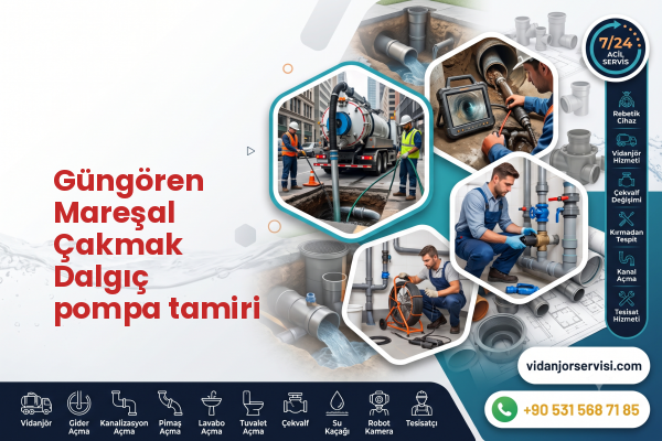 Güngören Mareşal Çakmak Dalgıç pompa tamiri