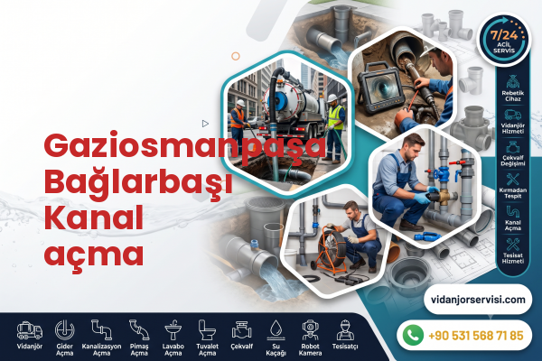 Gaziosmanpaşa Bağlarbaşı Kanal açma