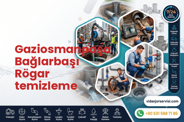 Gaziosmanpaşa Bağlarbaşı Rögar temizleme