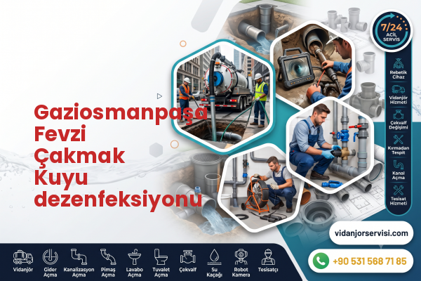 Gaziosmanpaşa Fevzi Çakmak Kuyu dezenfeksiyonu