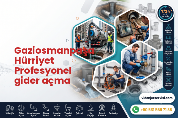 Gaziosmanpaşa Hürriyet Profesyonel gider açma