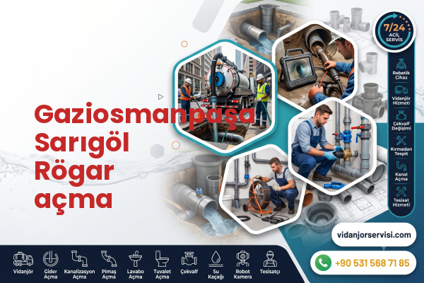 Gaziosmanpaşa Sarıgöl Rögar açma
