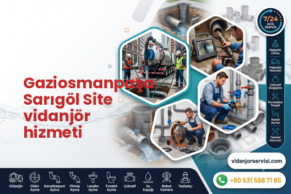 Gaziosmanpaşa Sarıgöl Site vidanjör hizmeti