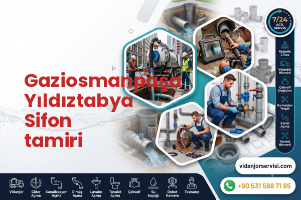 Gaziosmanpaşa Yıldıztabya Sifon tamiri