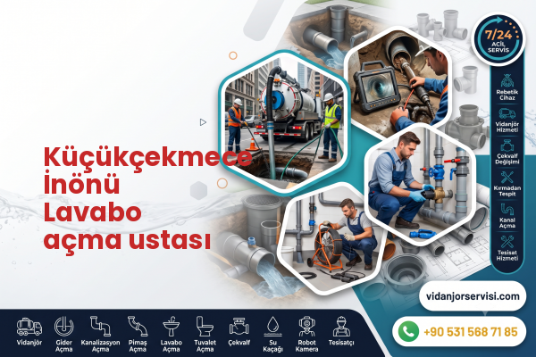 Küçükçekmece İnönü Lavabo açma ustası