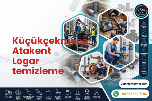 Küçükçekmece Atakent Logar temizleme