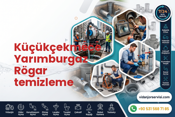 Küçükçekmece Yarımburgaz Rögar temizleme