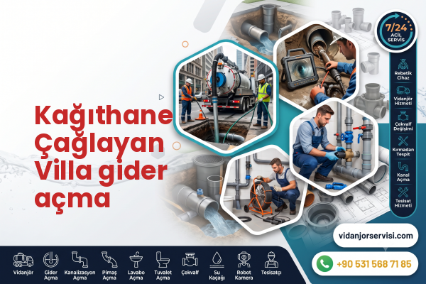 Kağıthane Çağlayan Villa gider açma