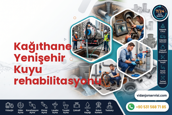Kağıthane Yenişehir Kuyu rehabilitasyonu