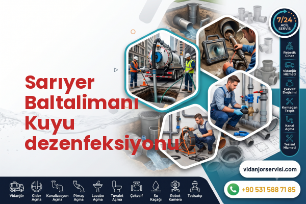 Sarıyer Baltalimanı Kuyu dezenfeksiyonu