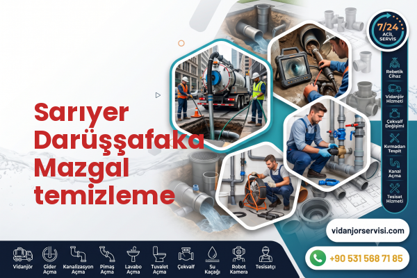 Sarıyer Darüşşafaka Mazgal temizleme