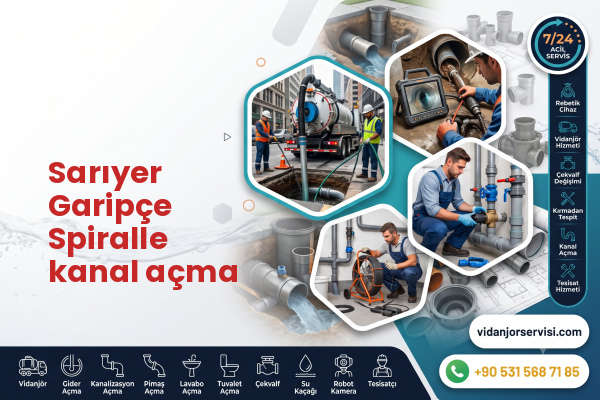 Sarıyer Garipçe Spiralle kanal açma