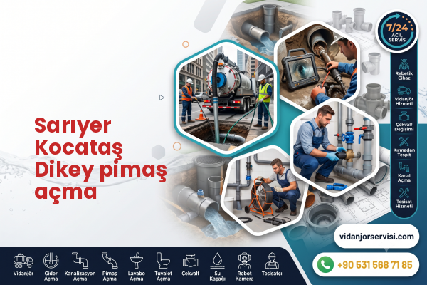 Sarıyer Kocataş Dikey pimaş açma
