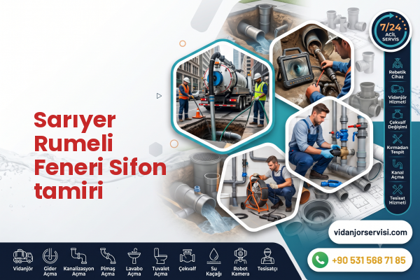 Sarıyer Rumeli Feneri Sifon tamiri