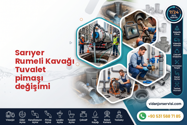 Sarıyer Rumeli Kavağı Tuvalet pimaşı değişimi