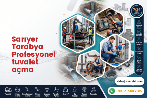 Sarıyer Tarabya Profesyonel tuvalet açma
