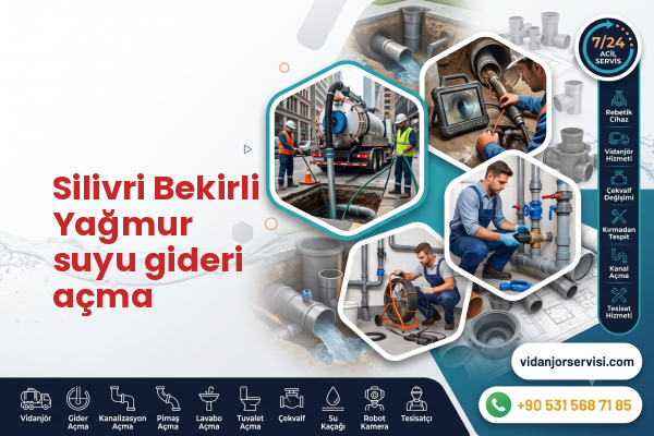 Silivri Bekirli Yağmur suyu gideri açma