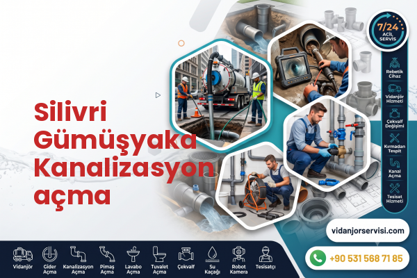 Silivri Gümüşyaka Kanalizasyon açma