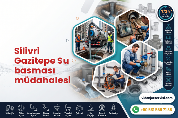 Silivri Gazitepe Su basması müdahalesi