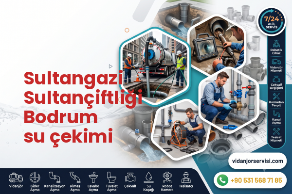 Sultangazi Sultançiftliği Bodrum su çekimi