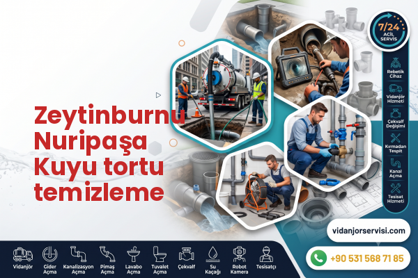 Zeytinburnu Nuripaşa Kuyu tortu temizleme